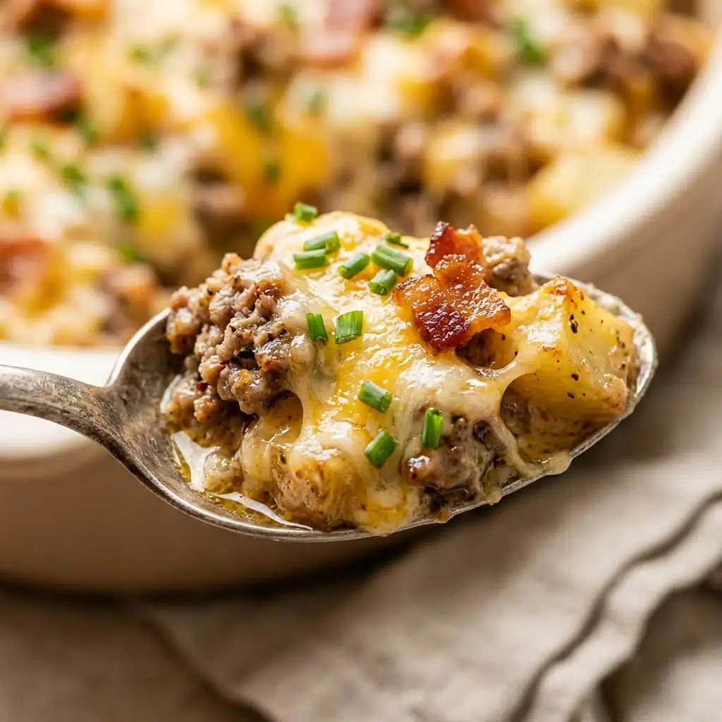Loaded Beef and Potato Bake – Easy Family Dinner Recipe