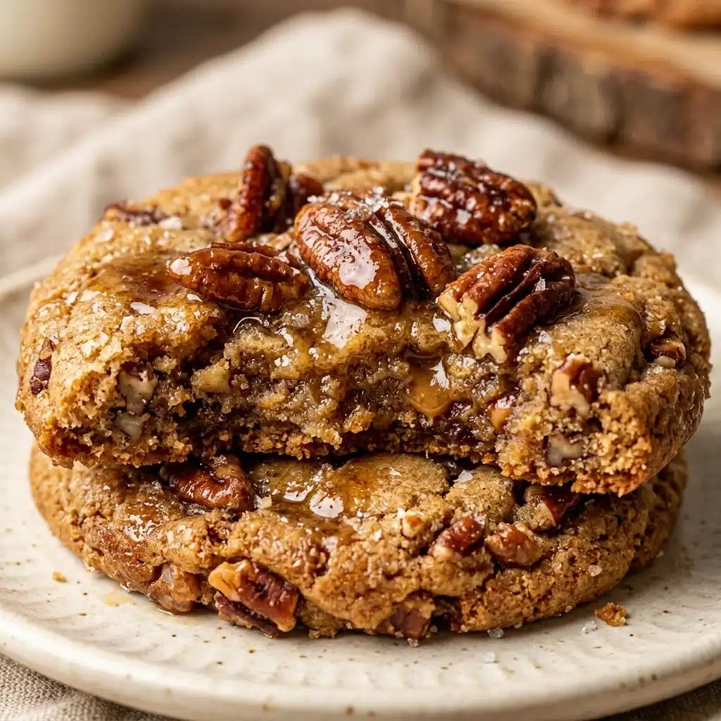 Maple Brown Butter Pecan Cookies