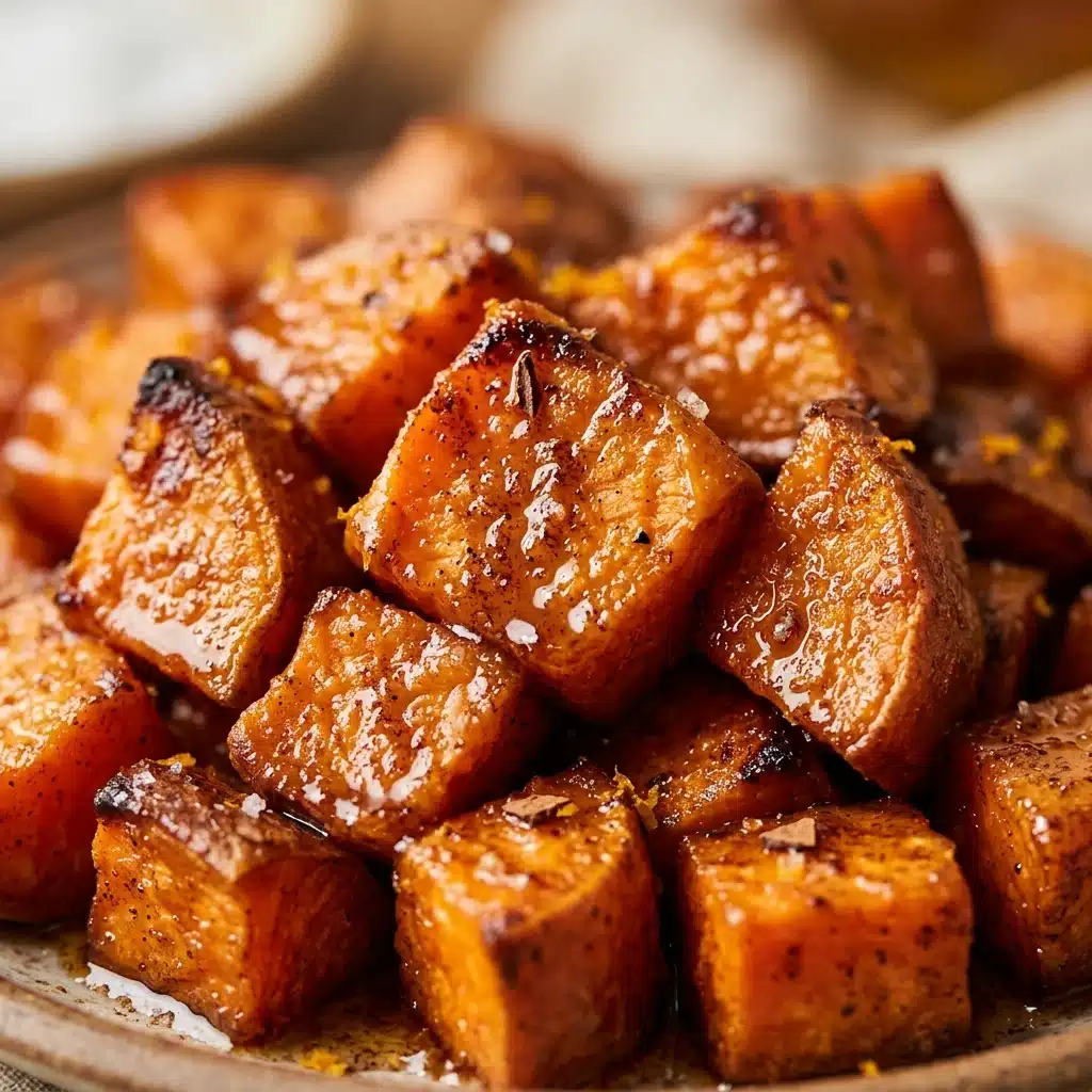 Maple Cinnamon Roasted Sweet Potatoes