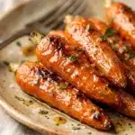 Maple Glazed Roasted Carrots