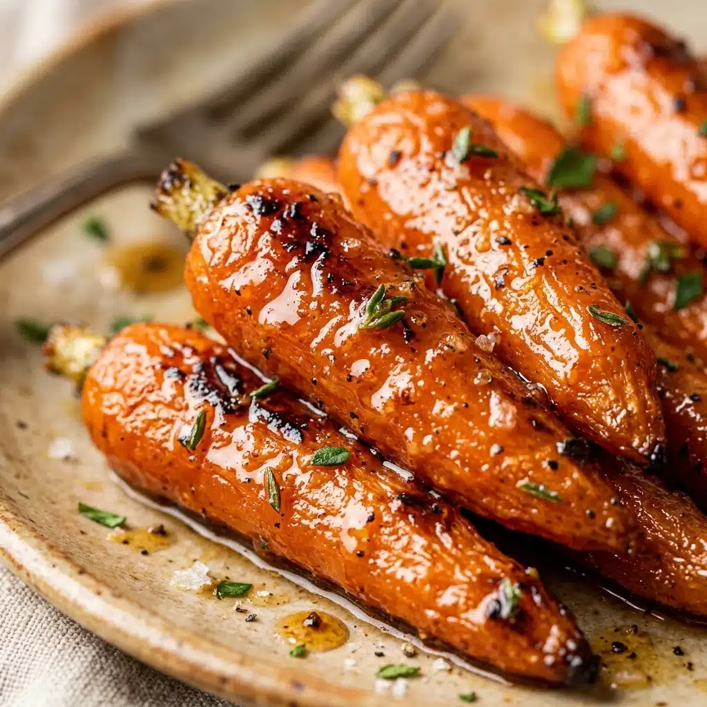Maple Glazed Roasted Carrots