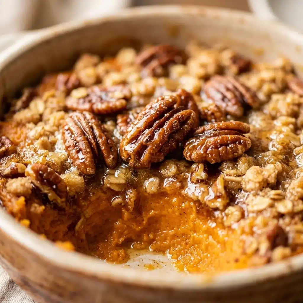 Maple Pecan Sweet Potato Casserole
