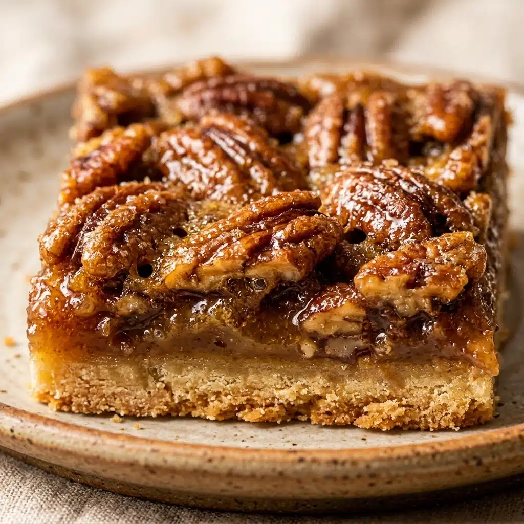 Pecan Pie Bars With Brown Sugar