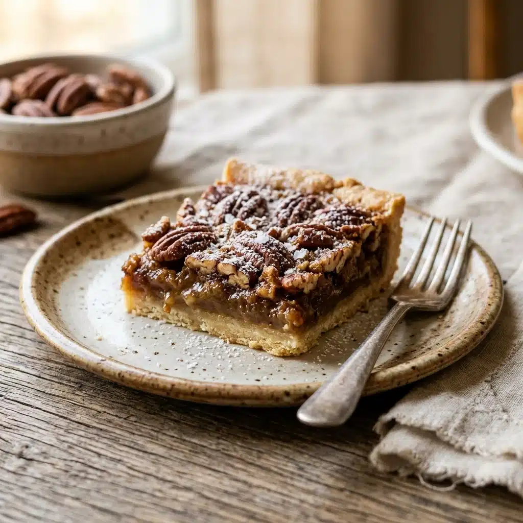 Pecan Pie Bars With Brown Sugar