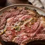 Prime Rib Roast With Garlic Herb Butter