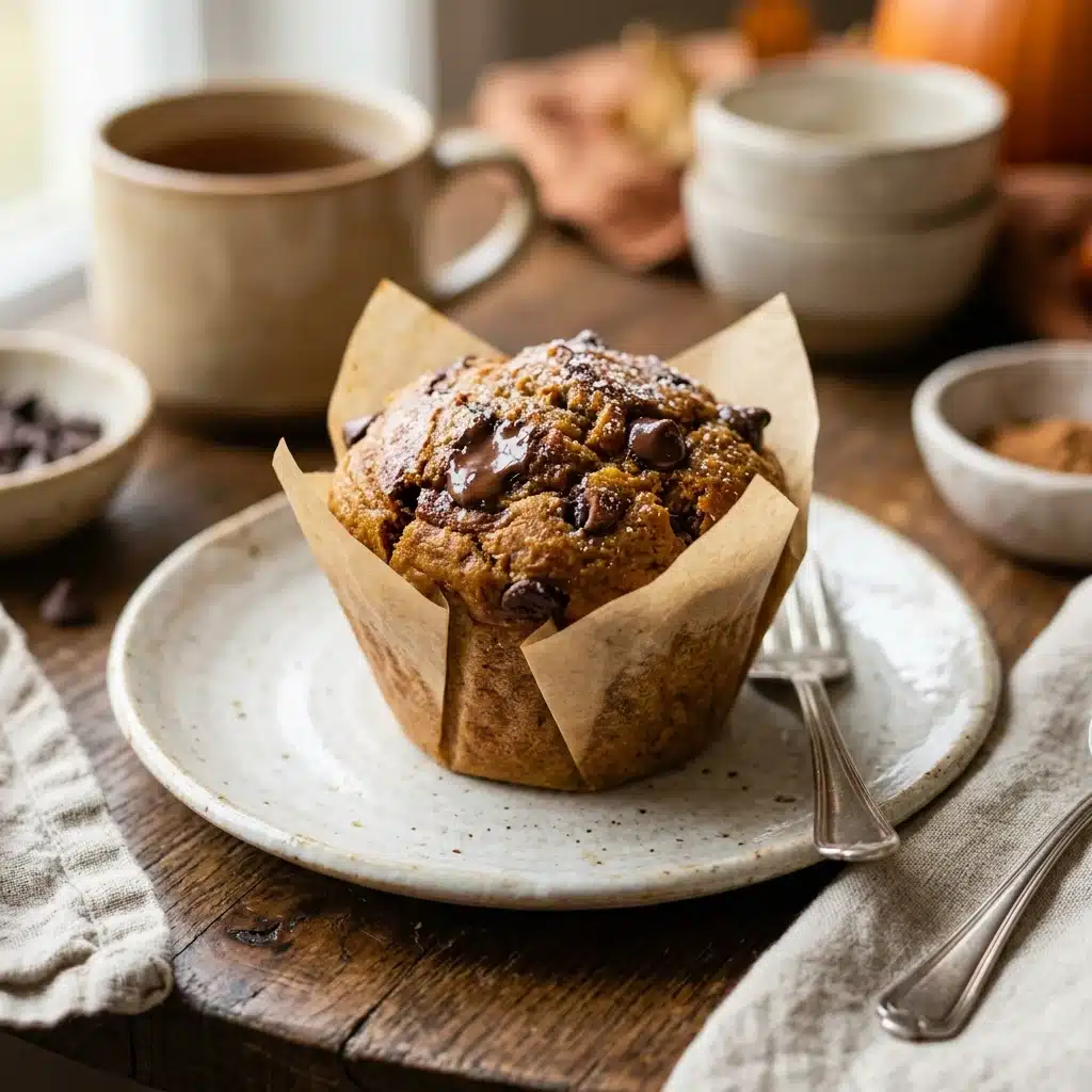 Pumpkin Chocolate Chip Muffins