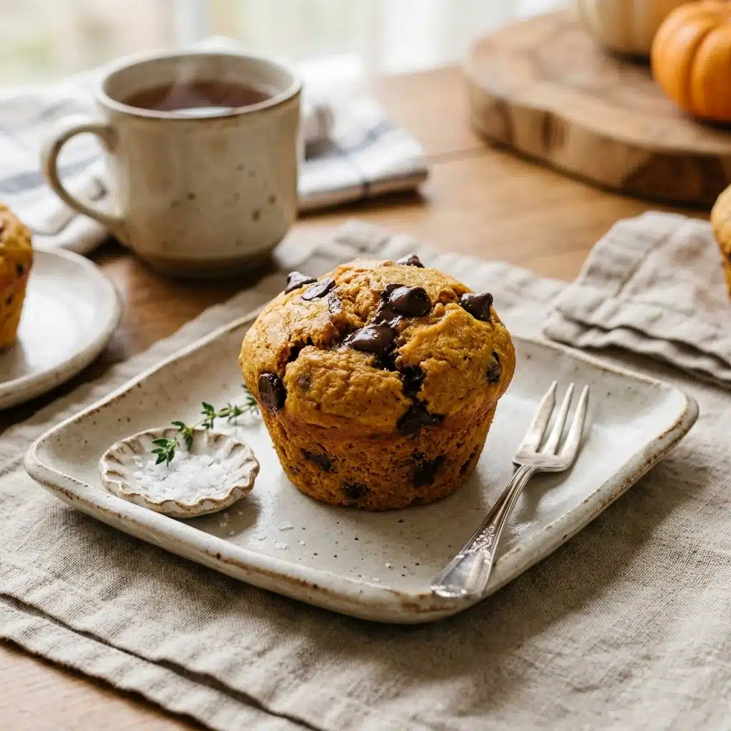 Pumpkin Chocolate Chip Muffins
