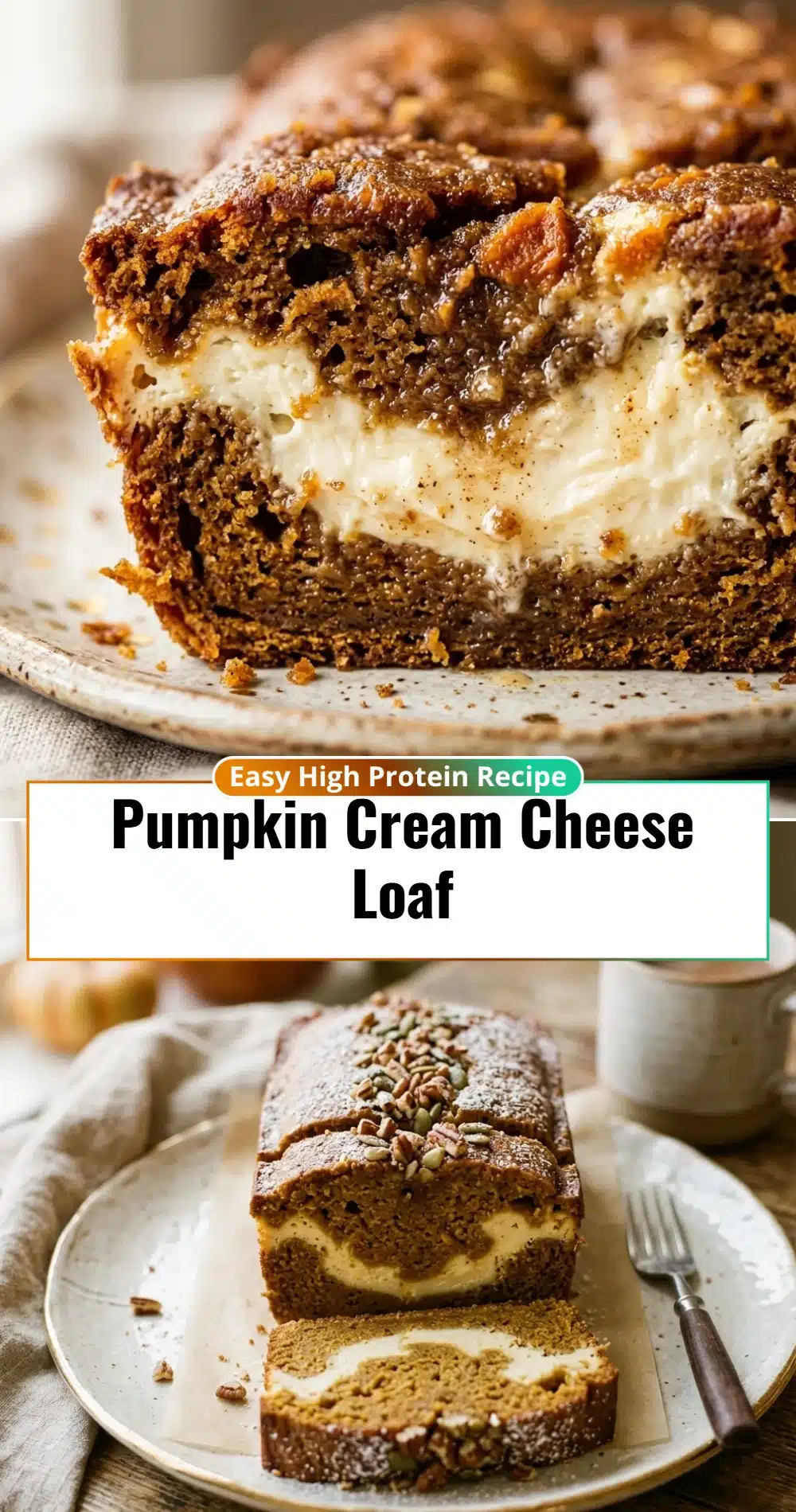 Pumpkin Cream Cheese Loaf