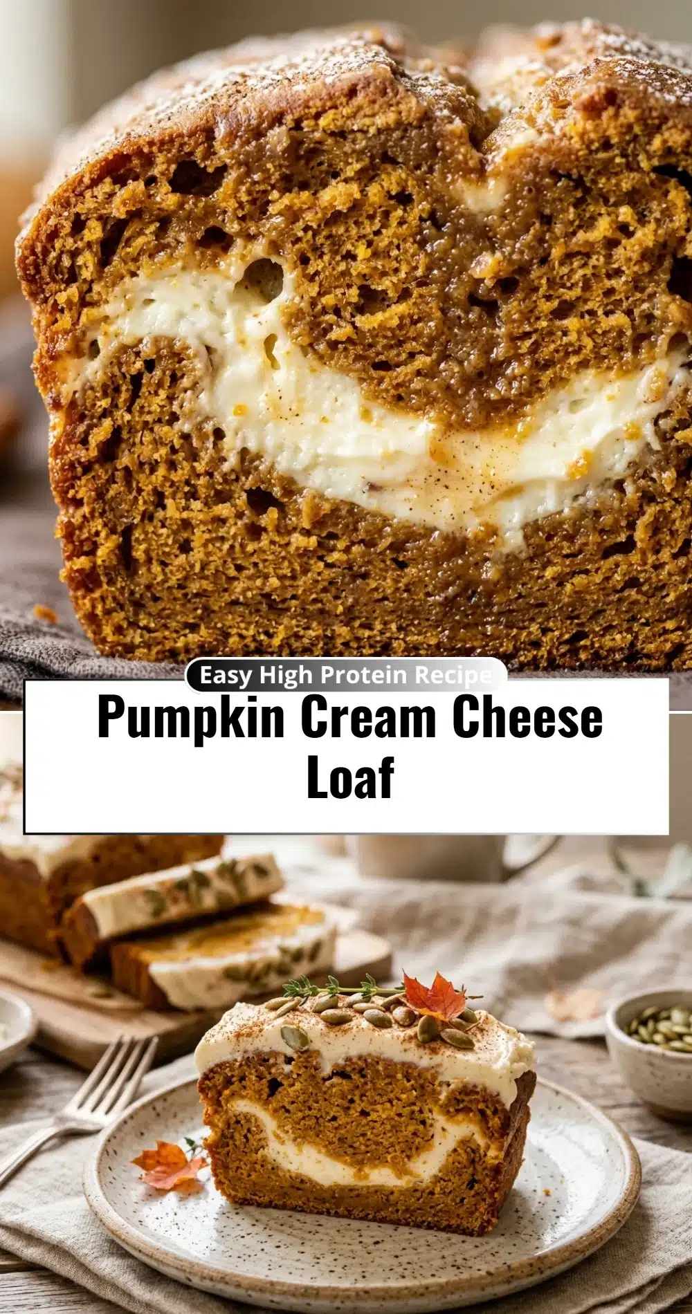Pumpkin Cream Cheese Loaf