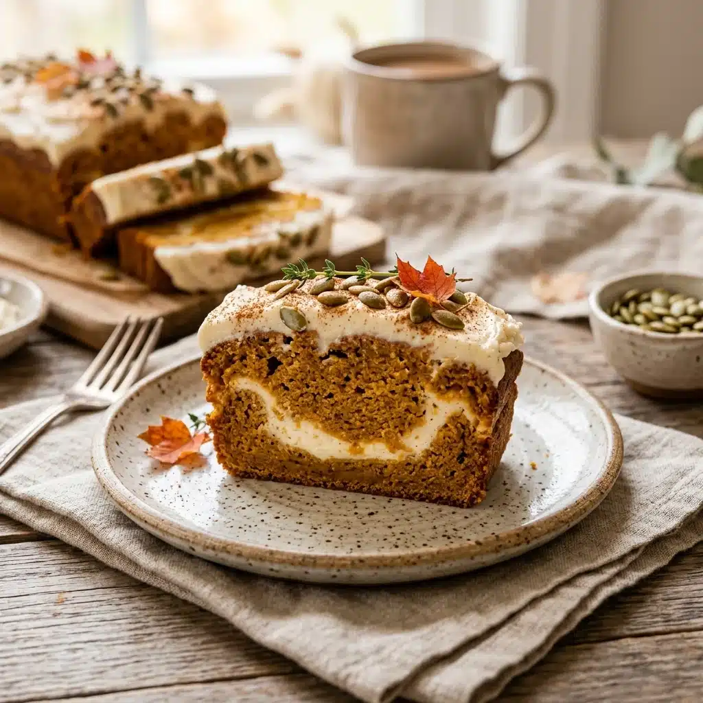 Pumpkin Cream Cheese Loaf