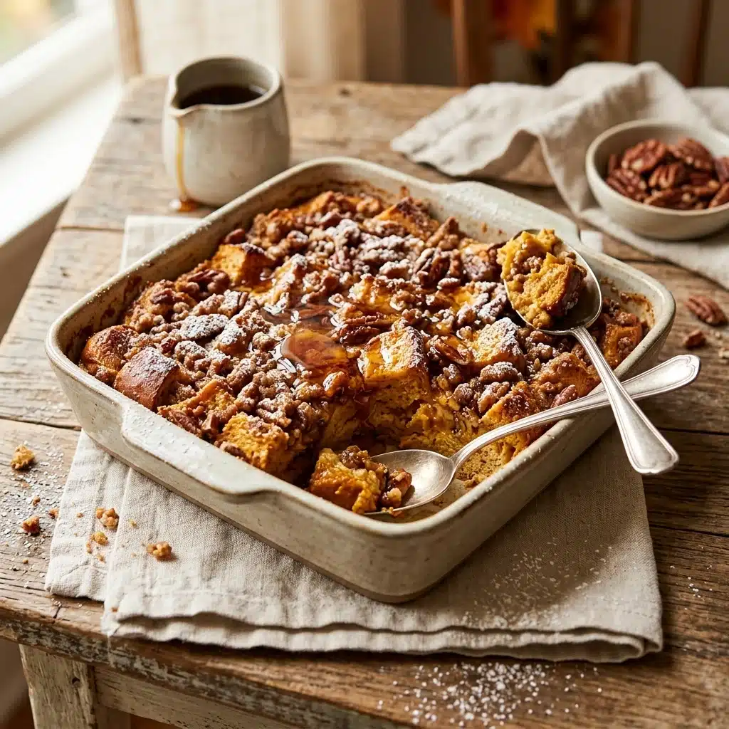 Pumpkin French Toast Casserole