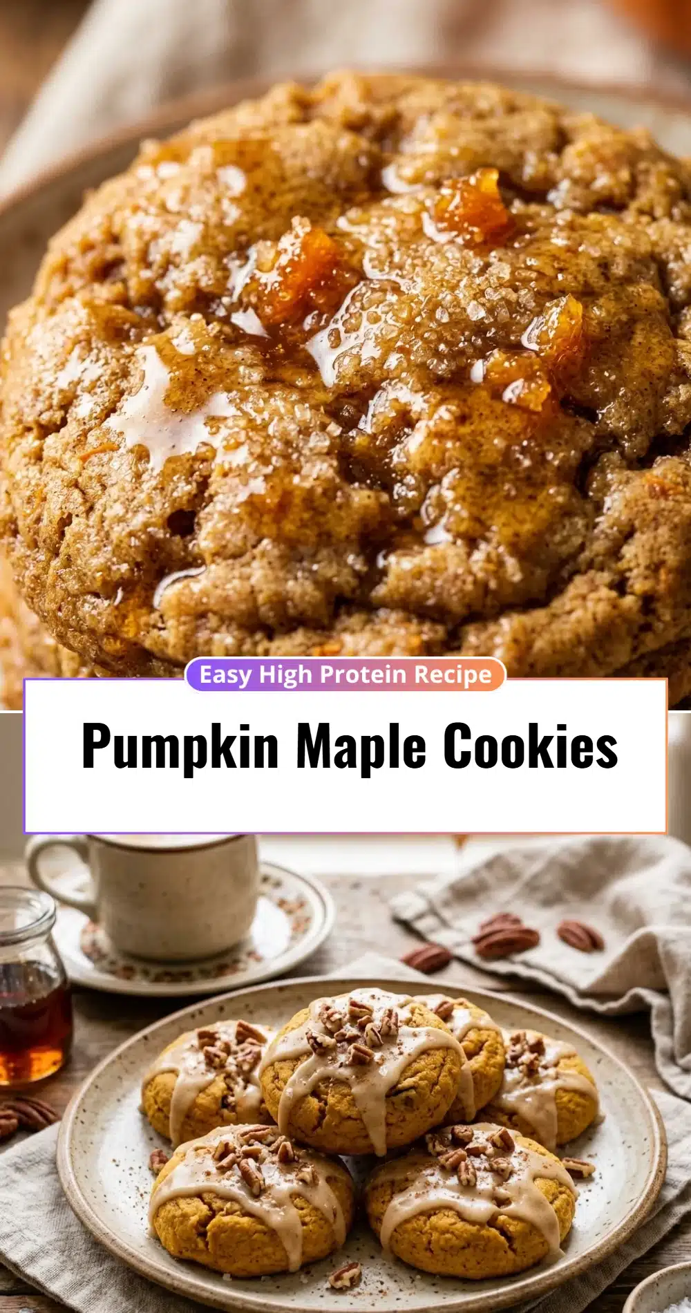 Pumpkin Maple Cookies