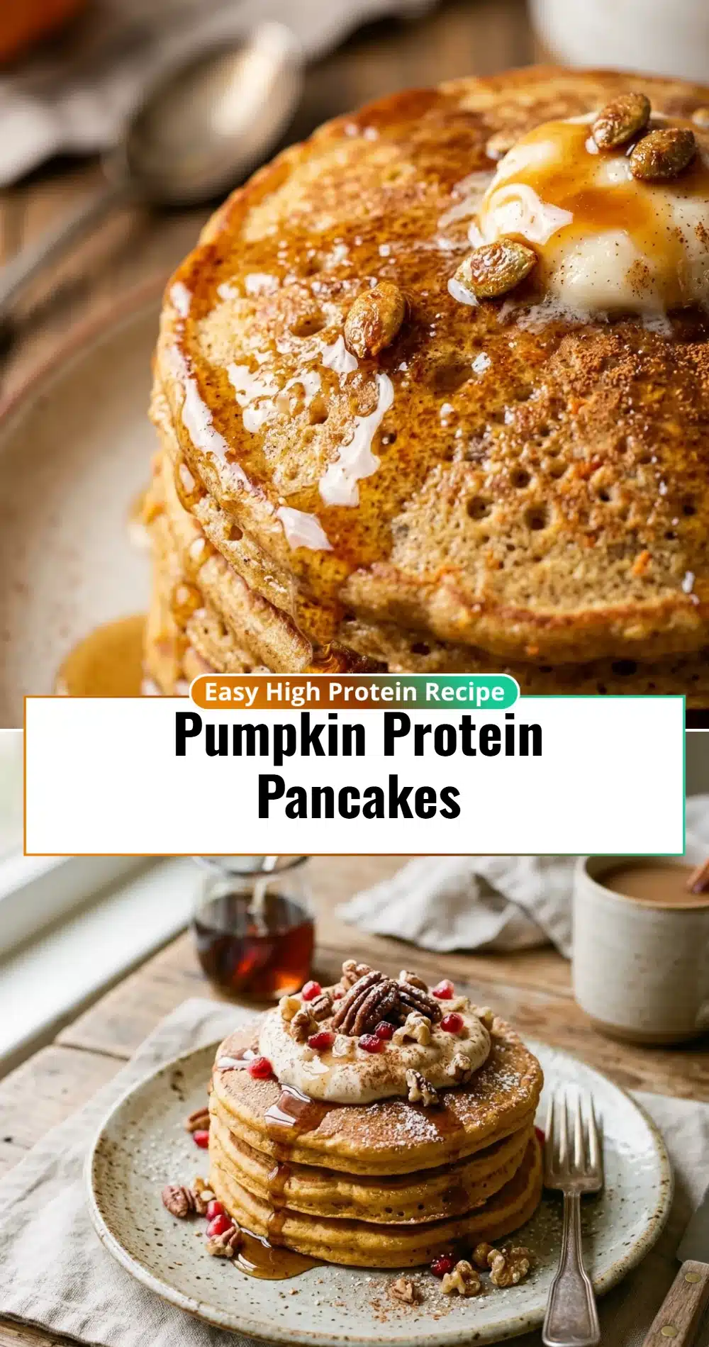 Pumpkin Protein Pancakes