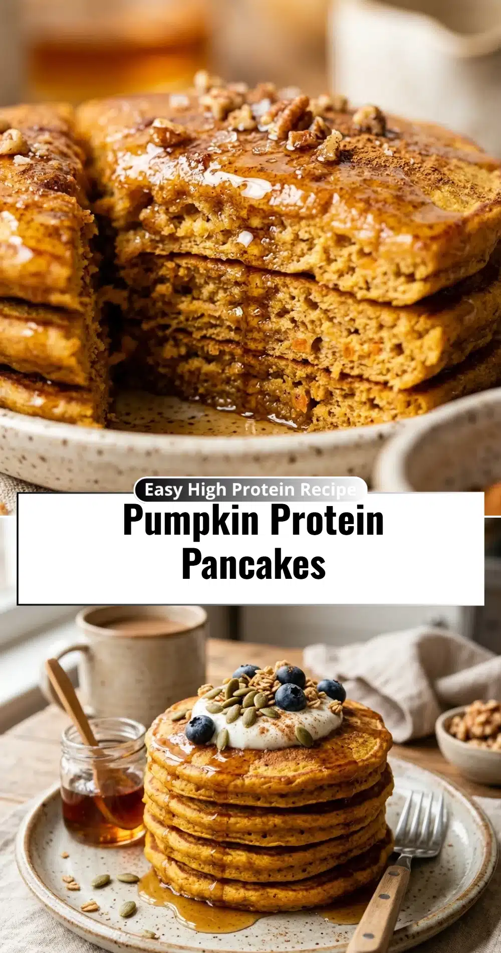 Pumpkin Protein Pancakes