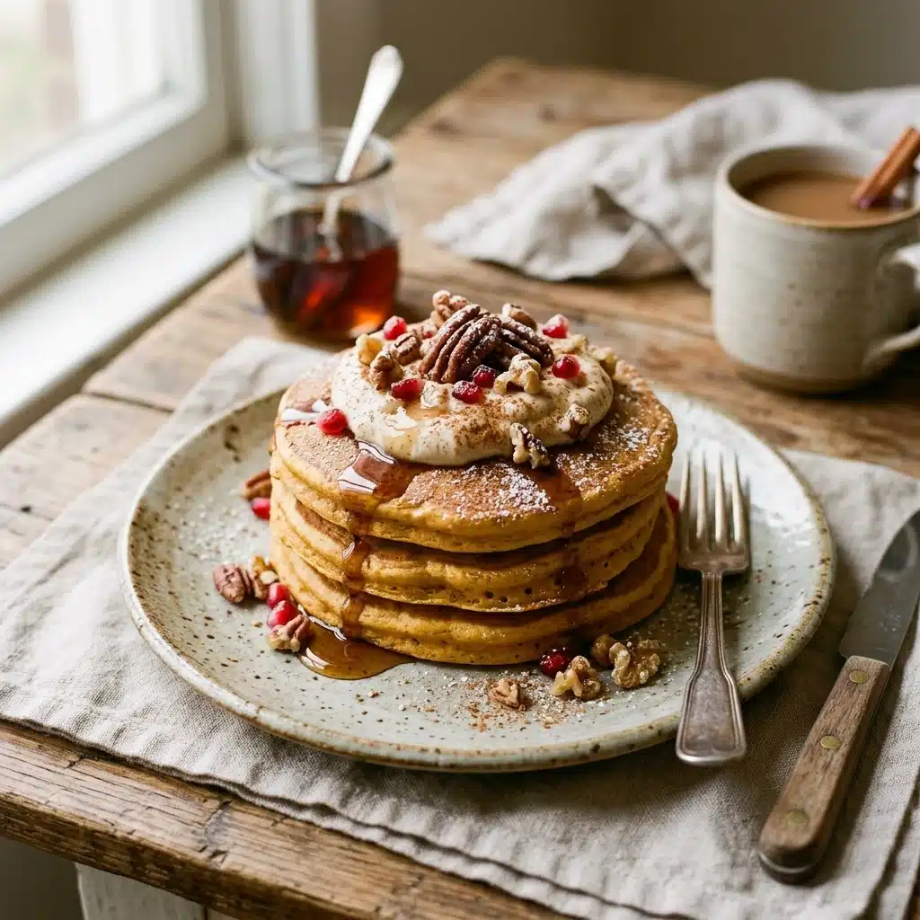Pumpkin Protein Pancakes