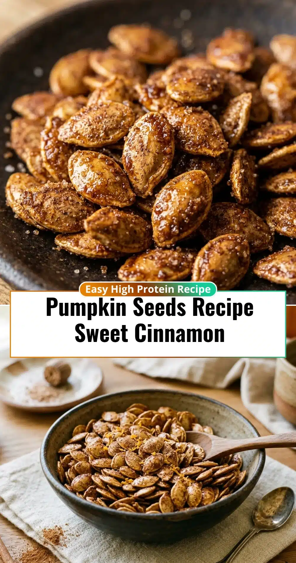 Pumpkin Seeds Recipe Sweet Cinnamon