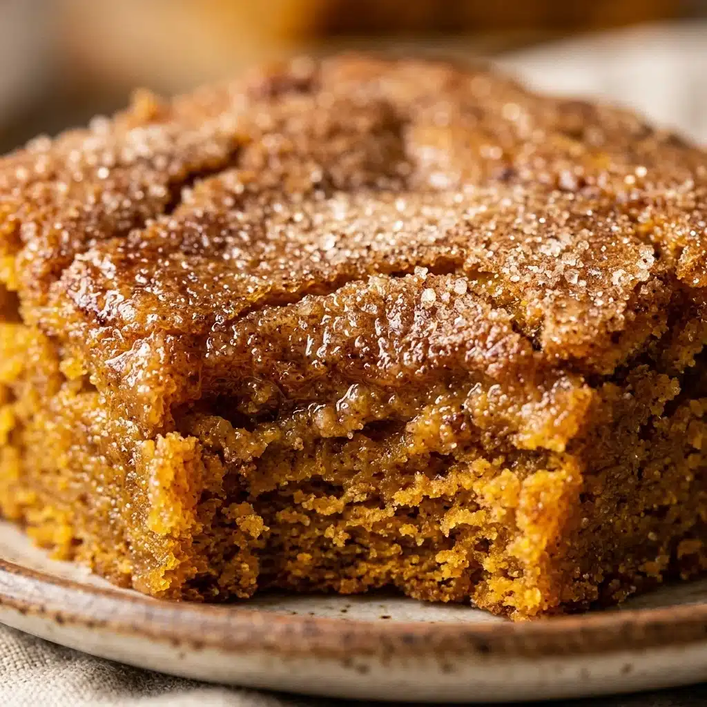 Pumpkin Snickerdoodle Bars