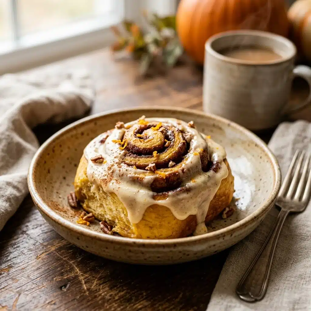 Pumpkin Spice Cinnamon Rolls