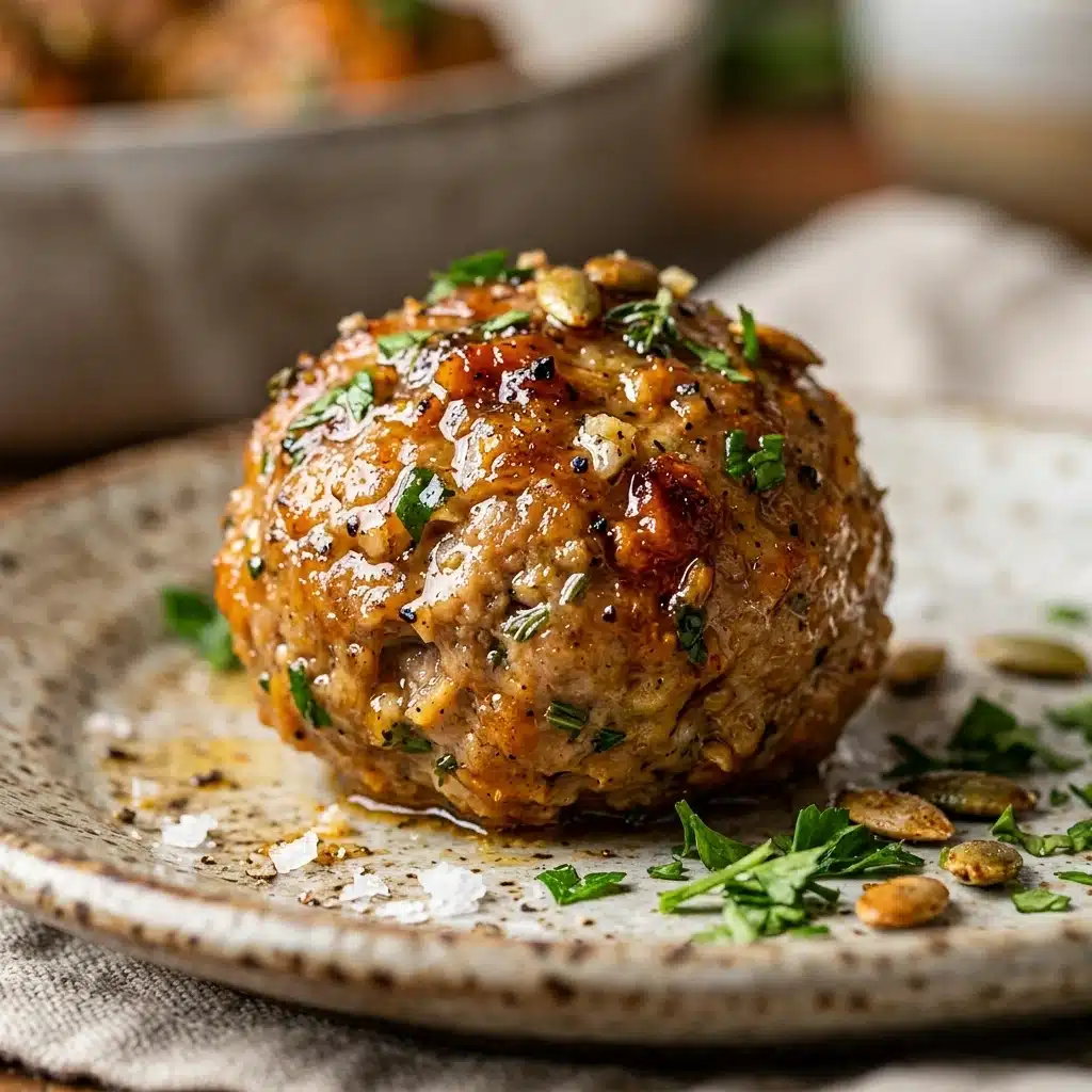 Pumpkin Turkey Meatballs