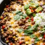reamy Taco Beef Skillet