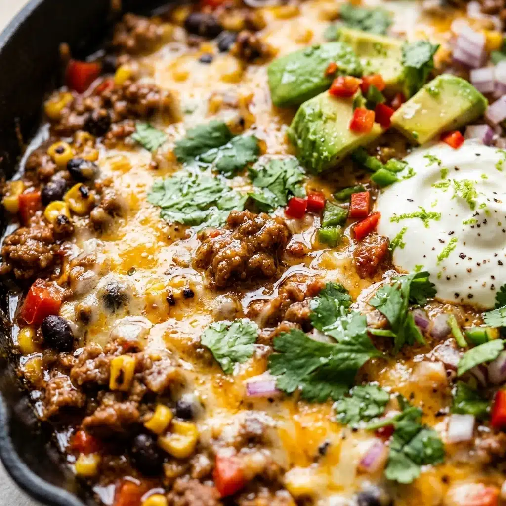 reamy Taco Beef Skillet