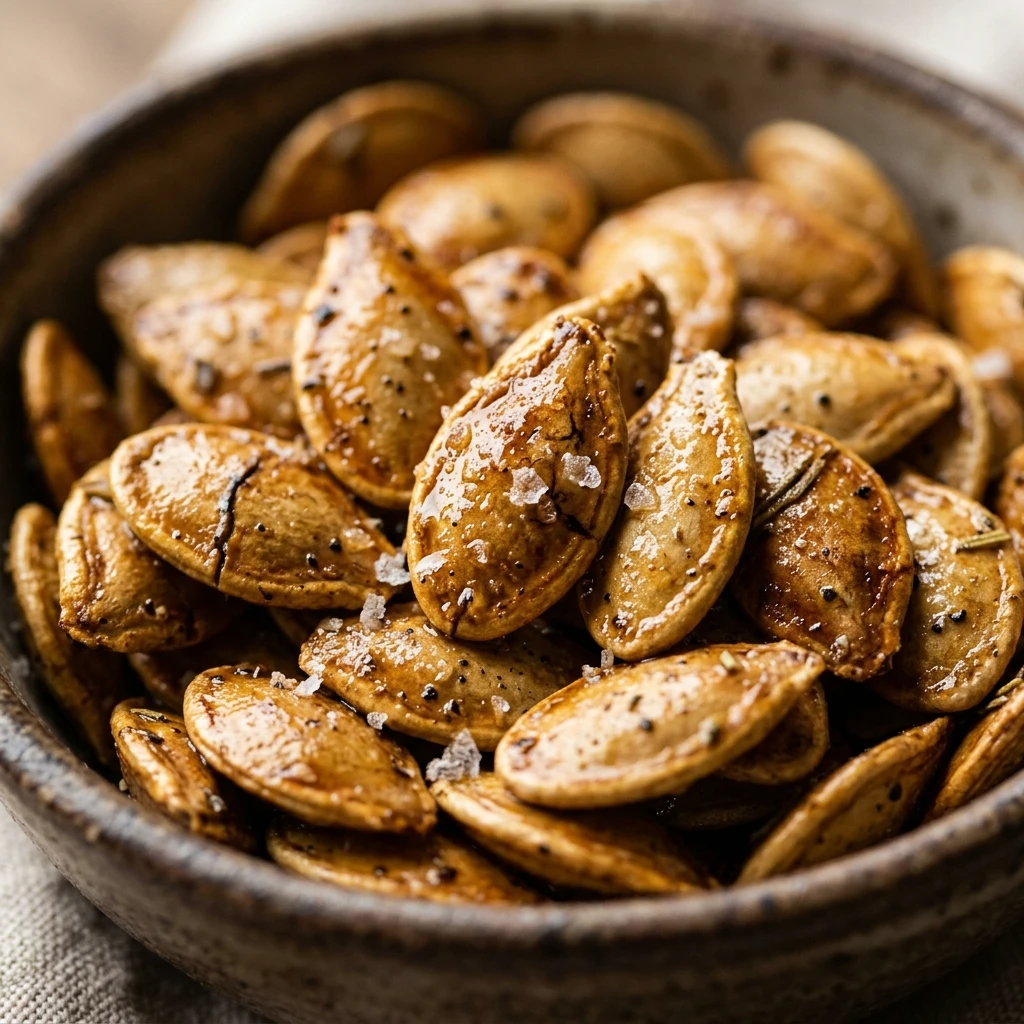 Roasted Pumpkin Seeds with Sea Salt