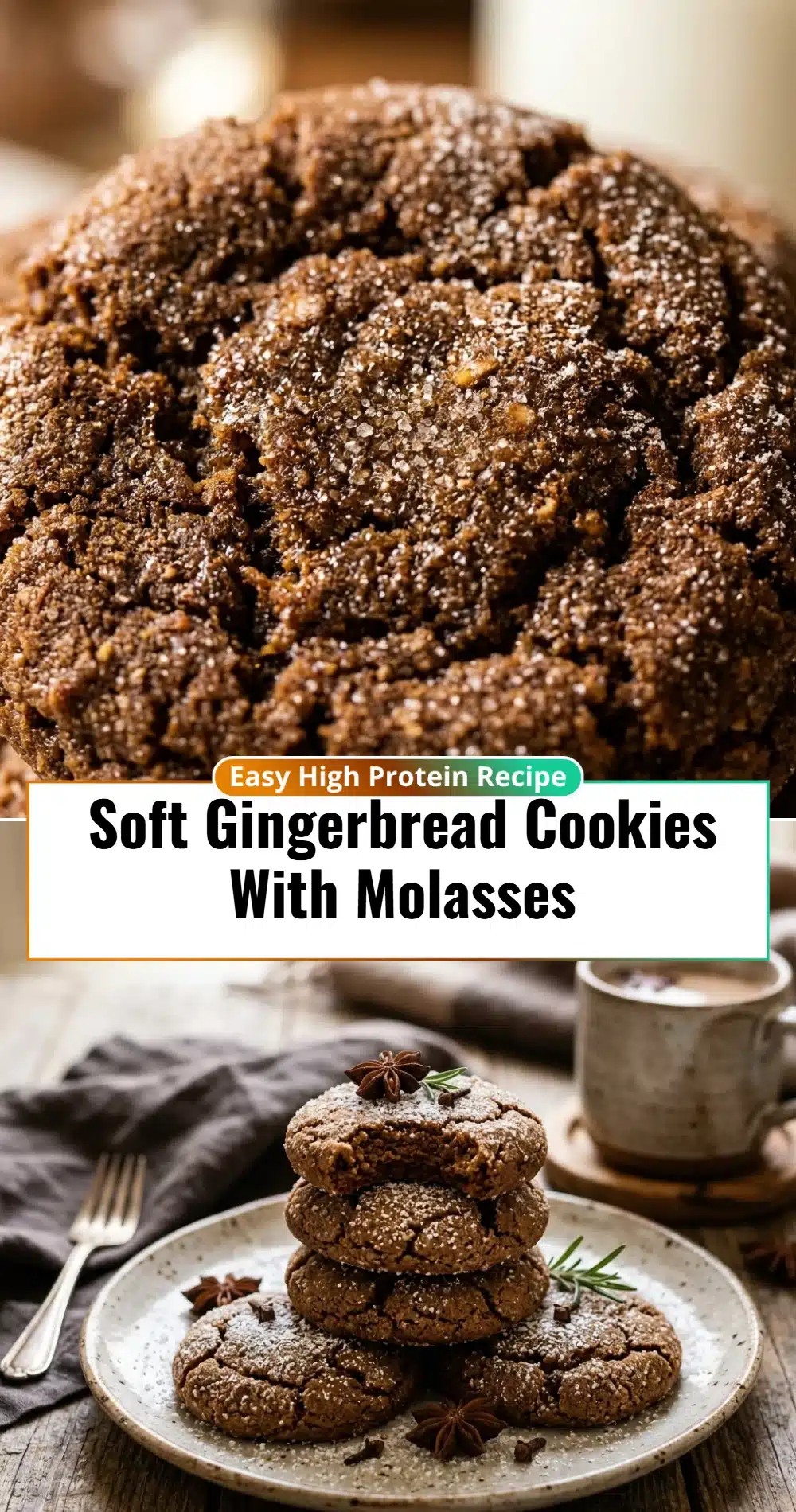 Soft Gingerbread Cookies With Molasses