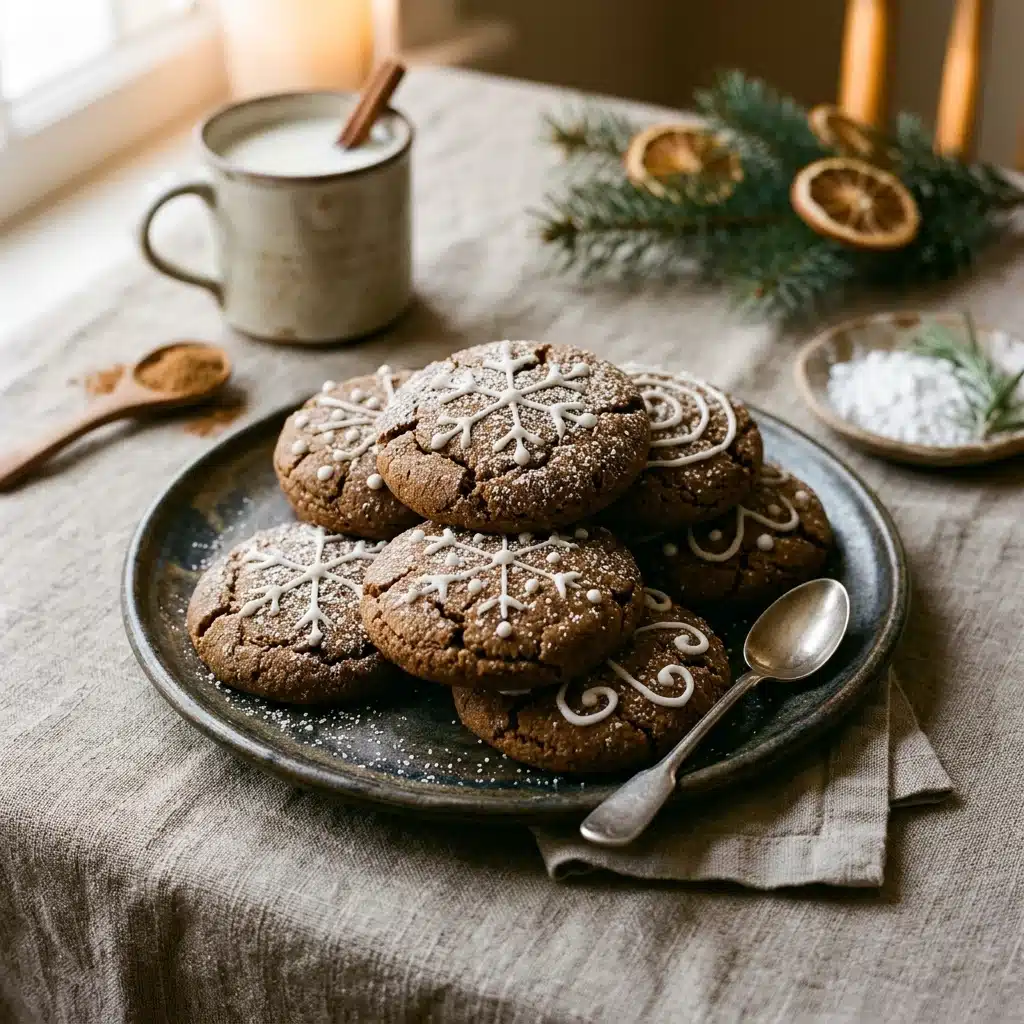 Soft Gingerbread Cookies With Molasses