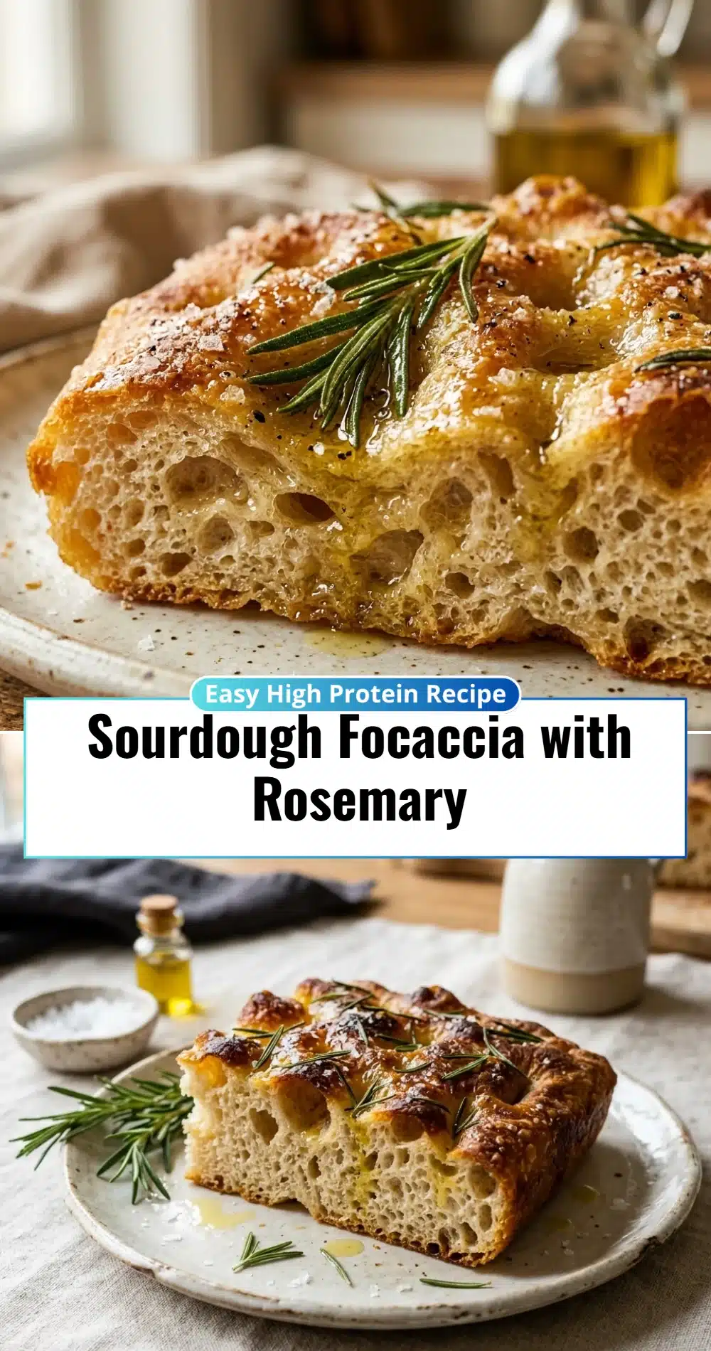 Sourdough Focaccia with Rosemary