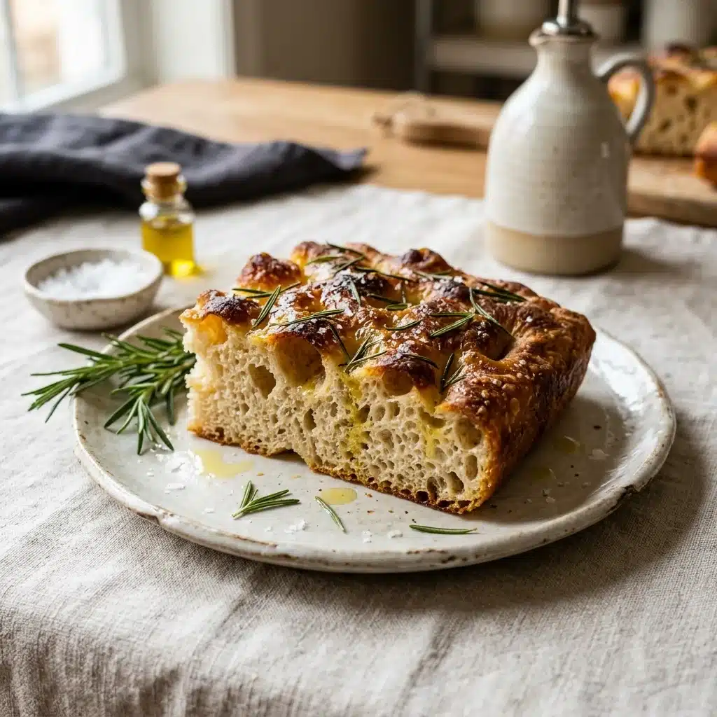 Sourdough Focaccia with Rosemary