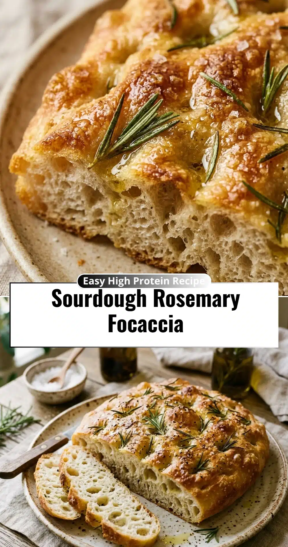 Sourdough Rosemary Focaccia