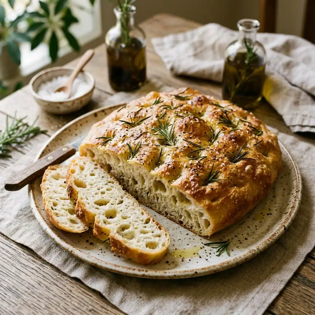 Sourdough Rosemary Focaccia