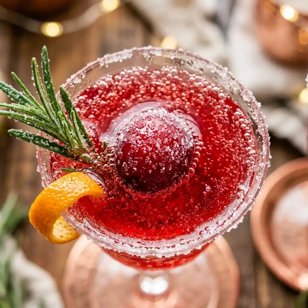 Sparkling Cranberry Mocktail