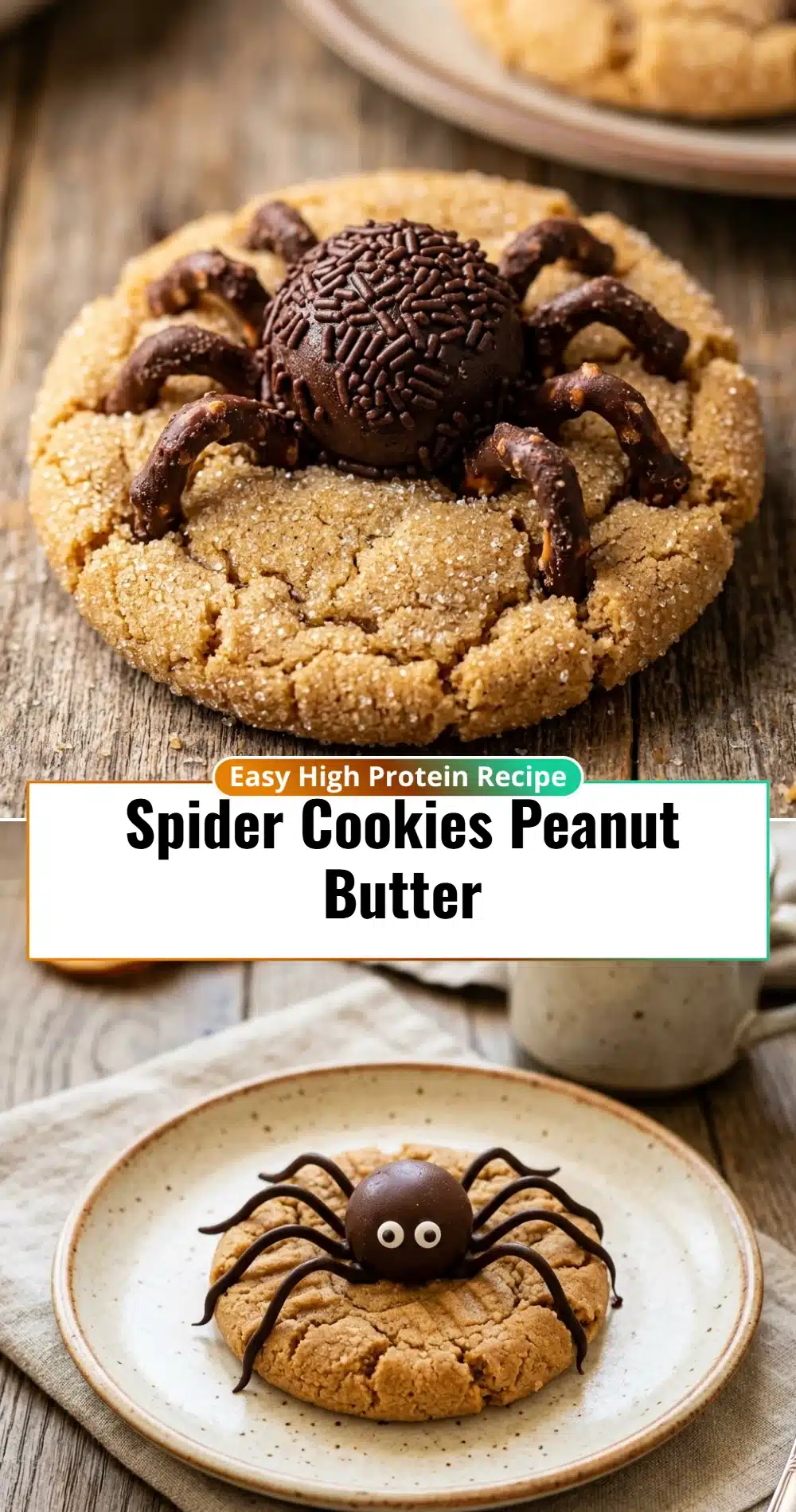 Spider Cookies Peanut Butter