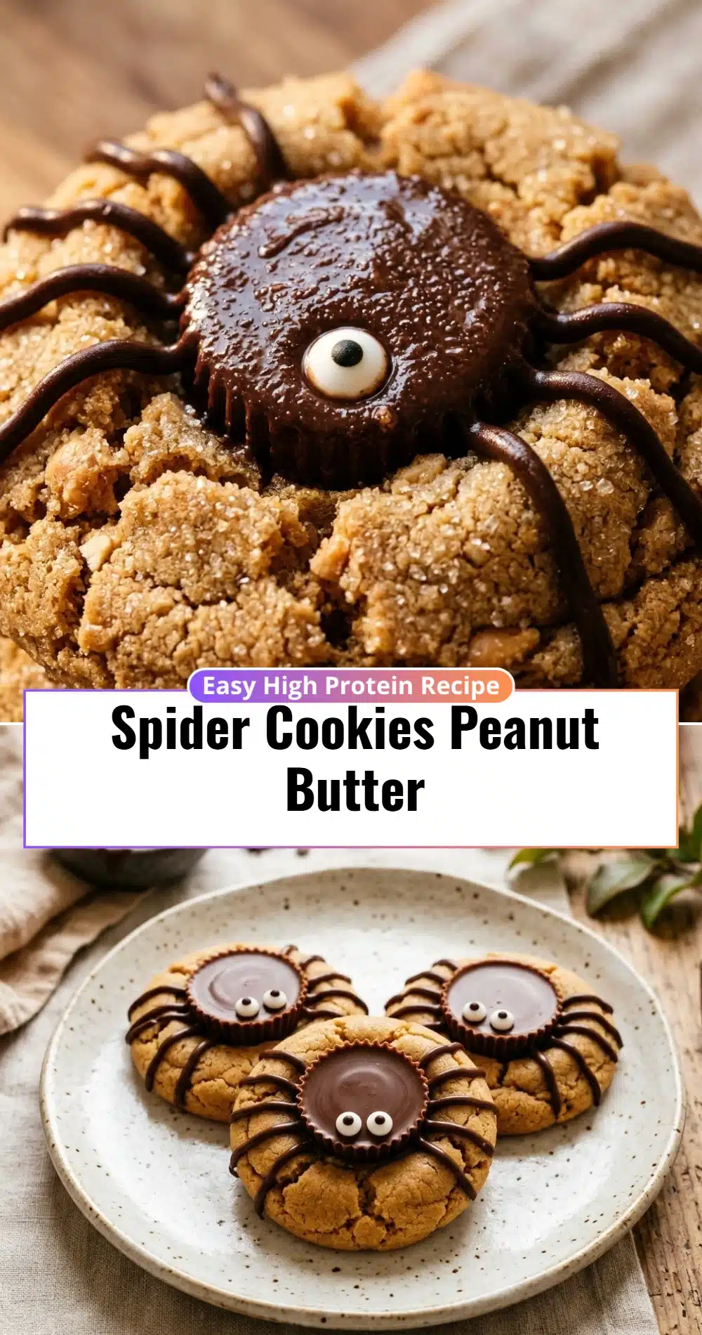 Spider Cookies Peanut Butter
