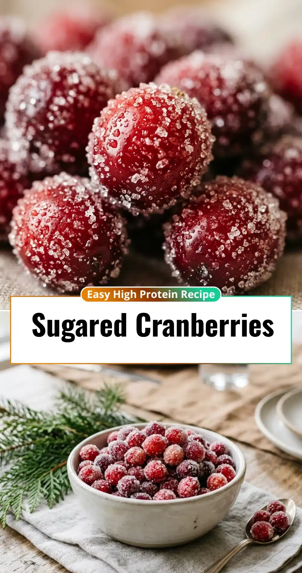 Sugared Cranberries