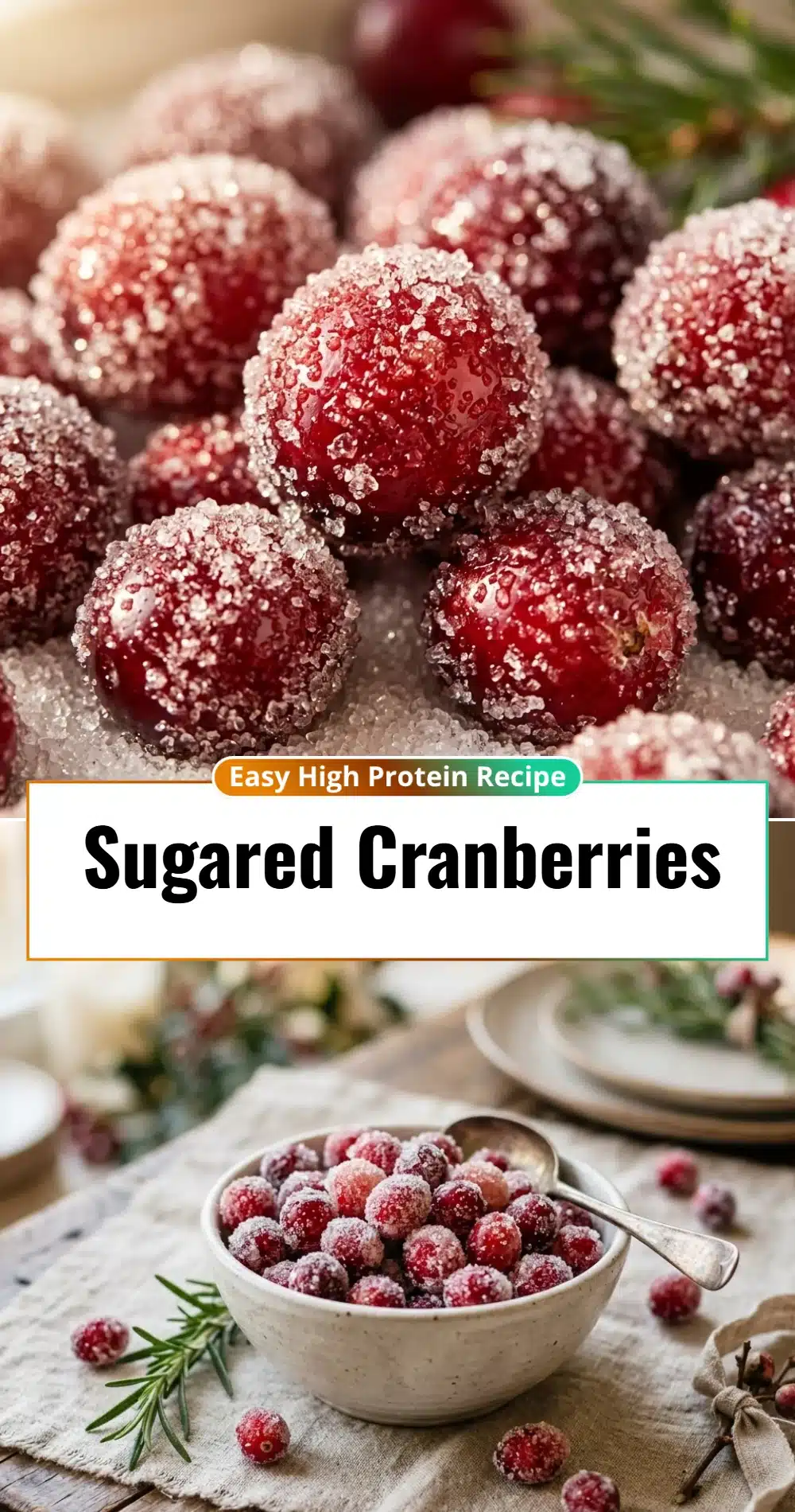 Sugared Cranberries