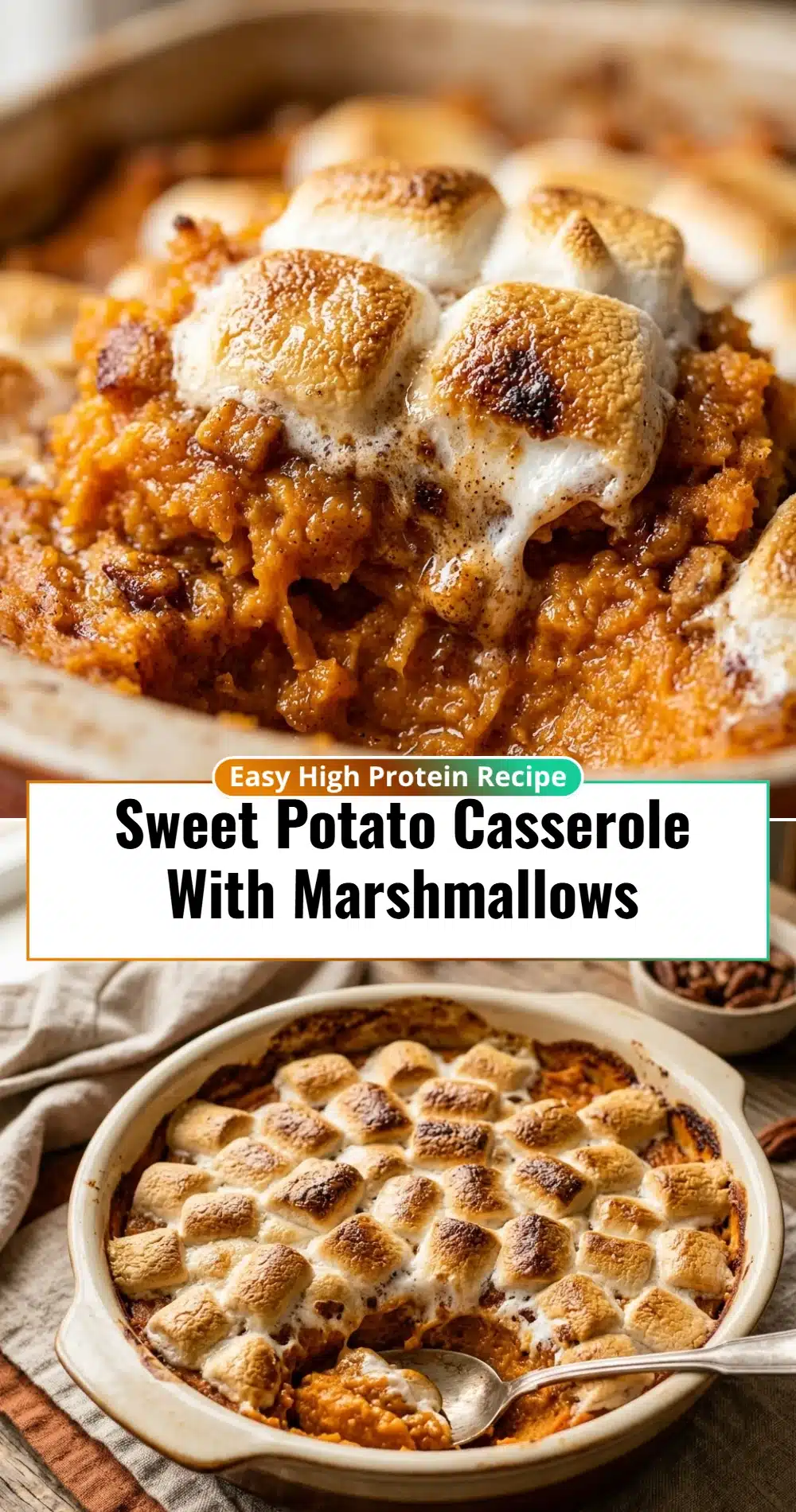 Sweet Potato Casserole With Marshmallows