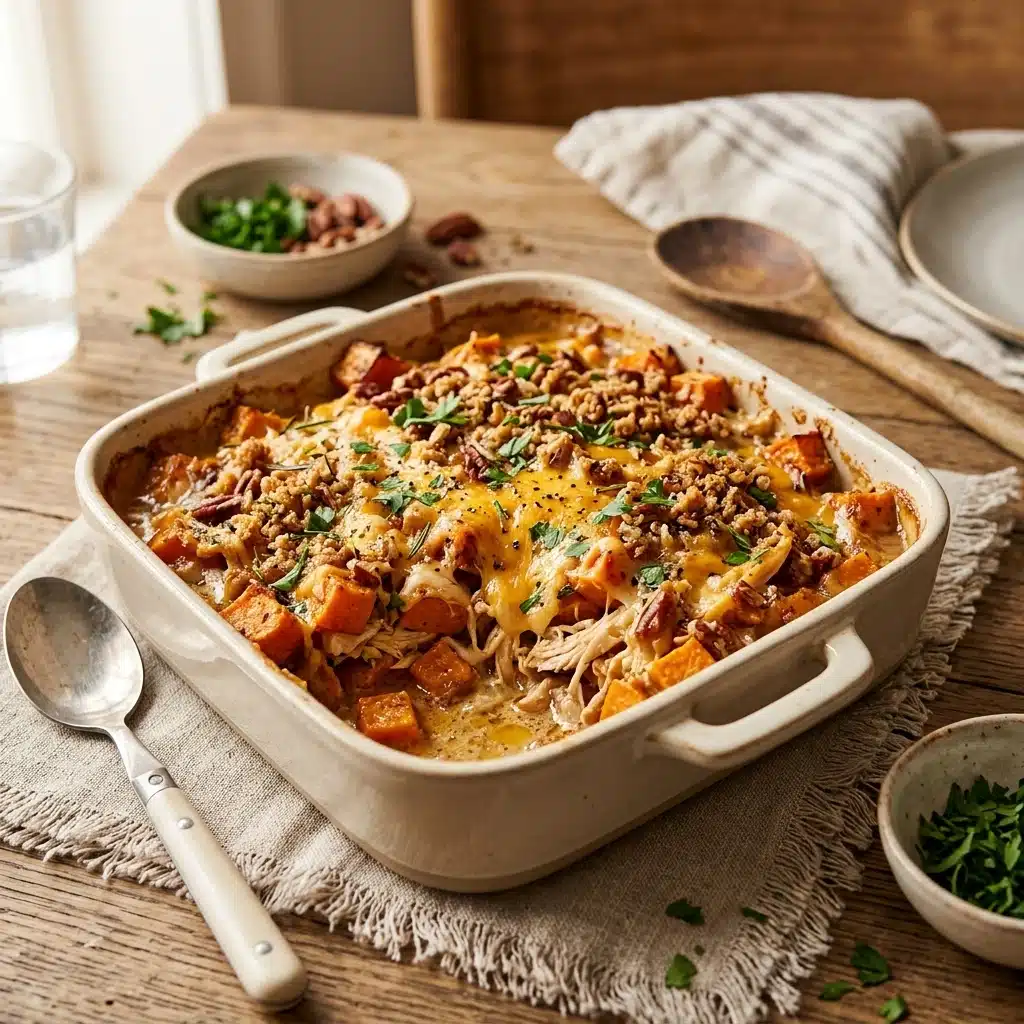 Sweet Potato Chicken Casserole