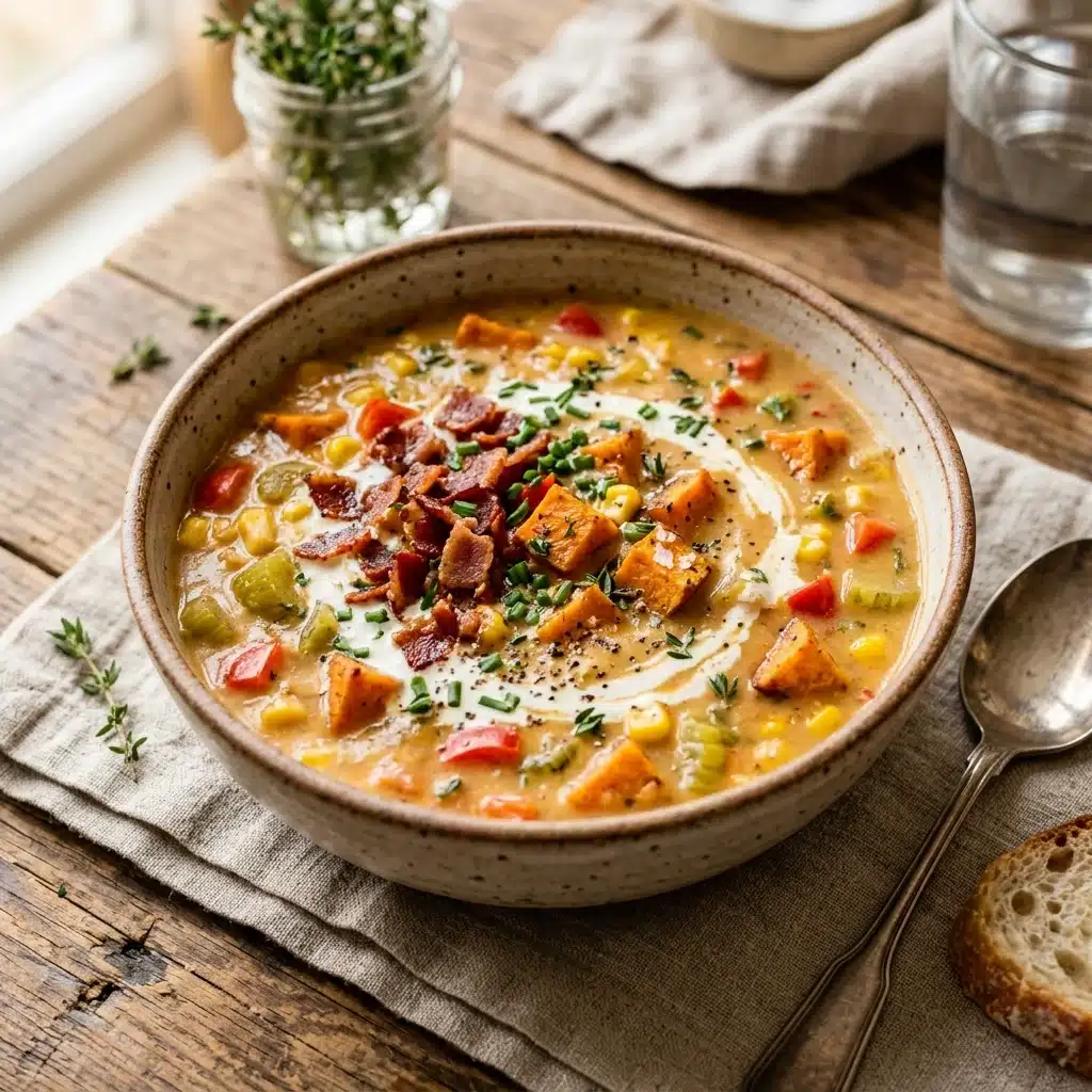 Sweet Potato Corn Chowder