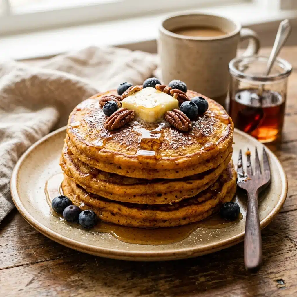 Sweet Potato Maple Pancakes
