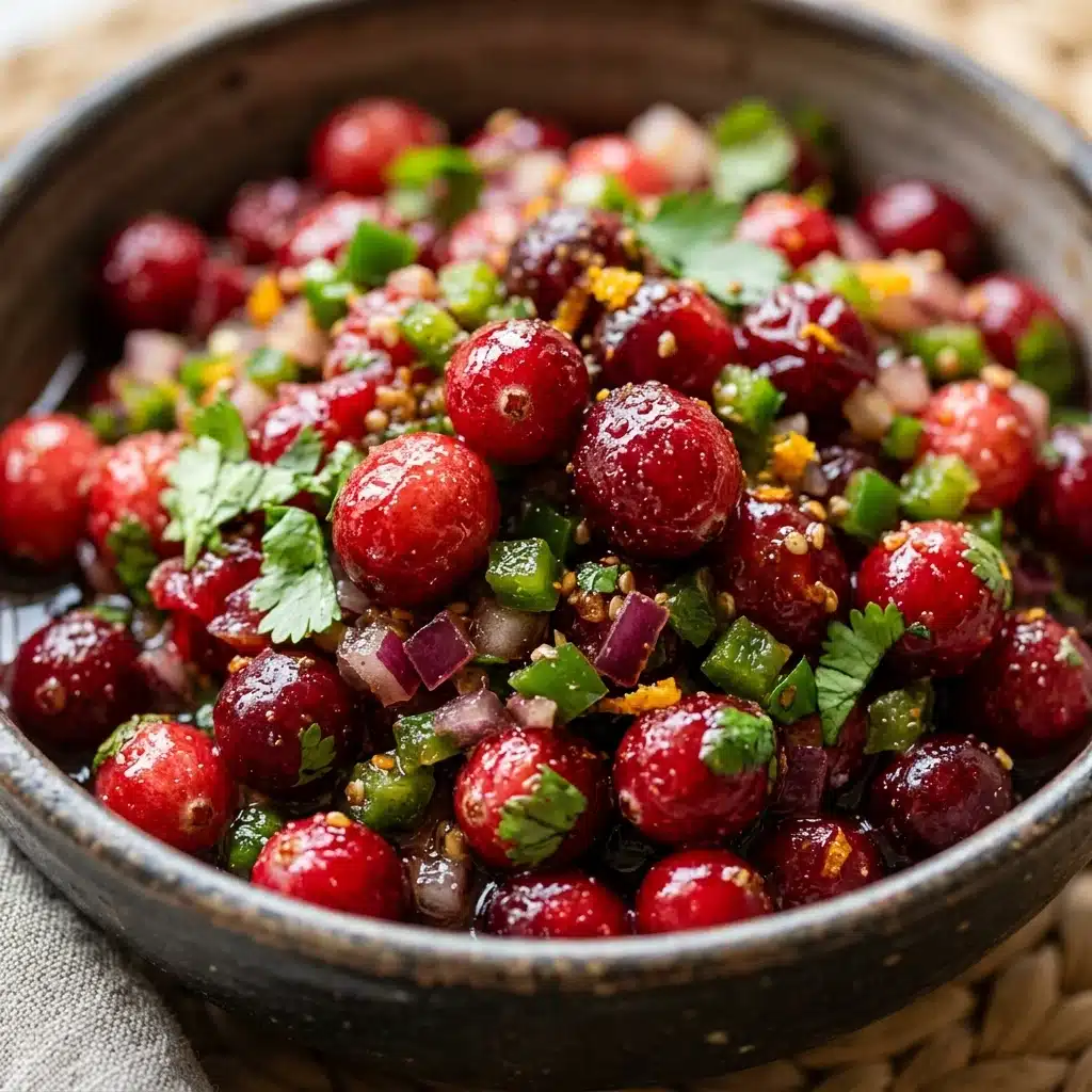 Thanksgiving Cranberry Salsa