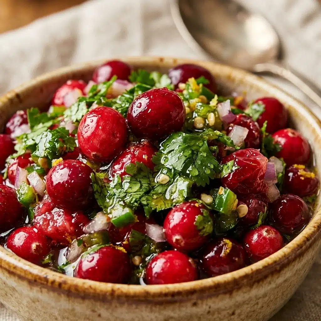 Thanksgiving Cranberry Salsa