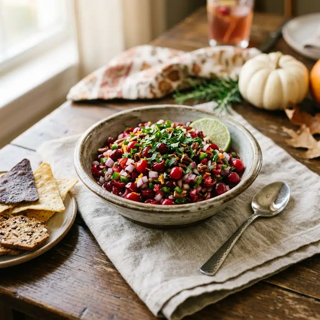 Thanksgiving Cranberry Salsa