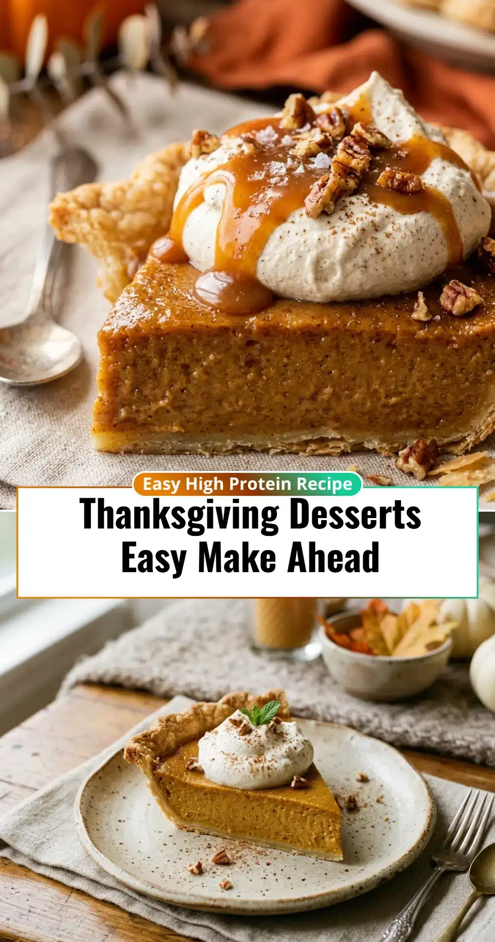 Thanksgiving Desserts Easy Make Ahead
