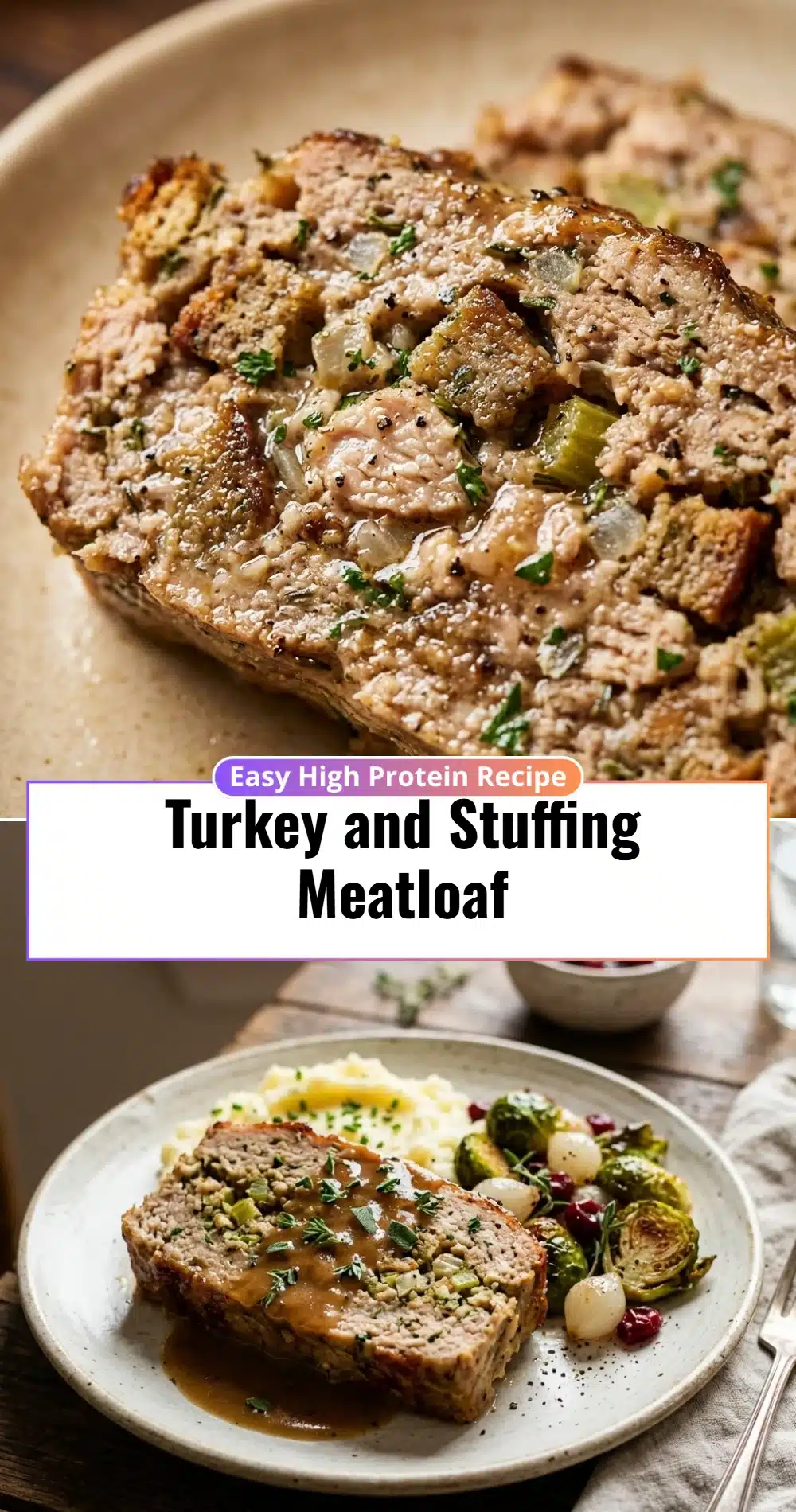 Turkey and Stuffing Meatloaf