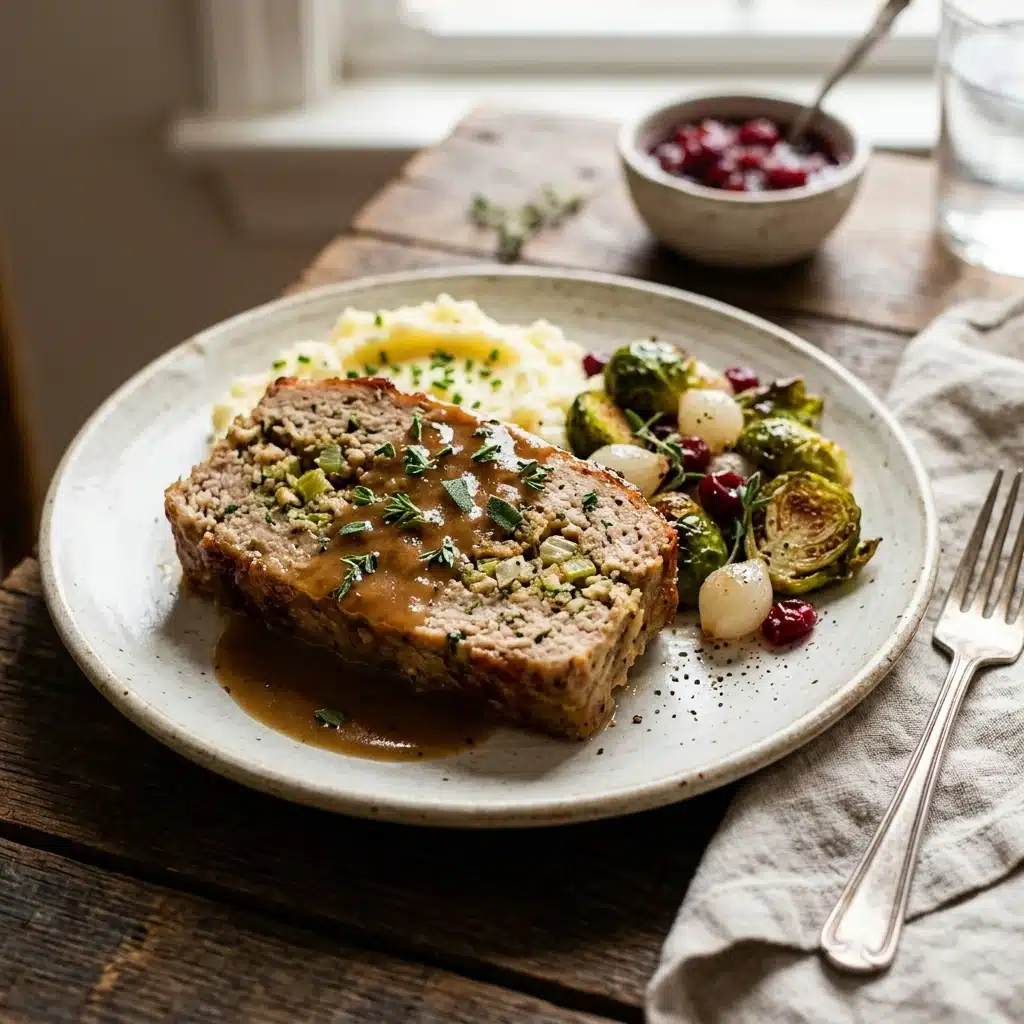 Turkey and Stuffing Meatloaf