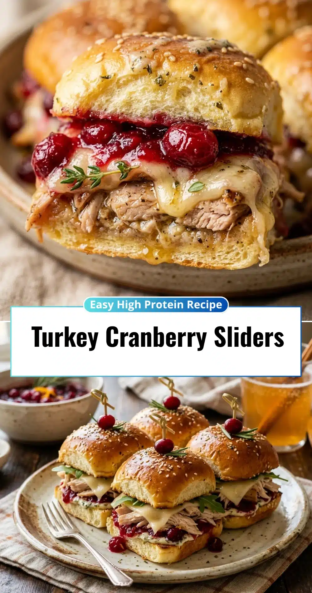 Turkey Cranberry Sliders