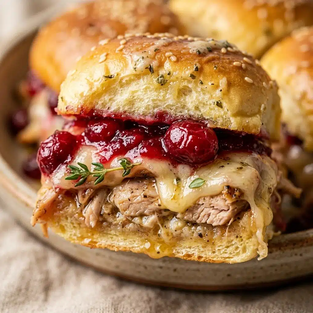 Turkey Cranberry Sliders