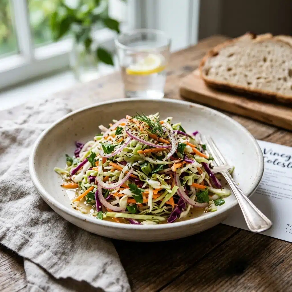 Vinegar Coleslaw Recipe